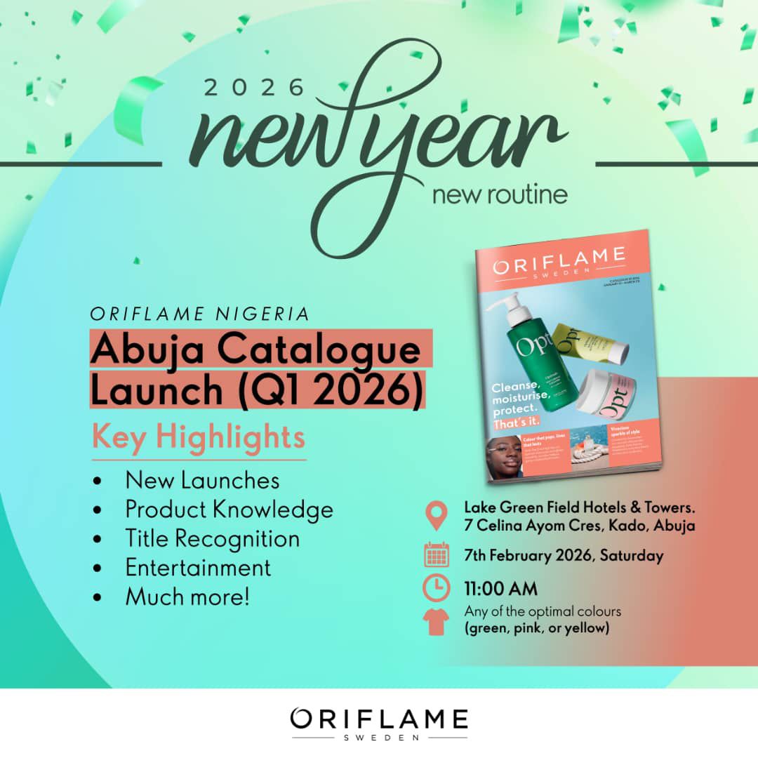 ORIFLAME NIGERIA: ABUJA CATALOGUE LAUNCH (Q1 2026)