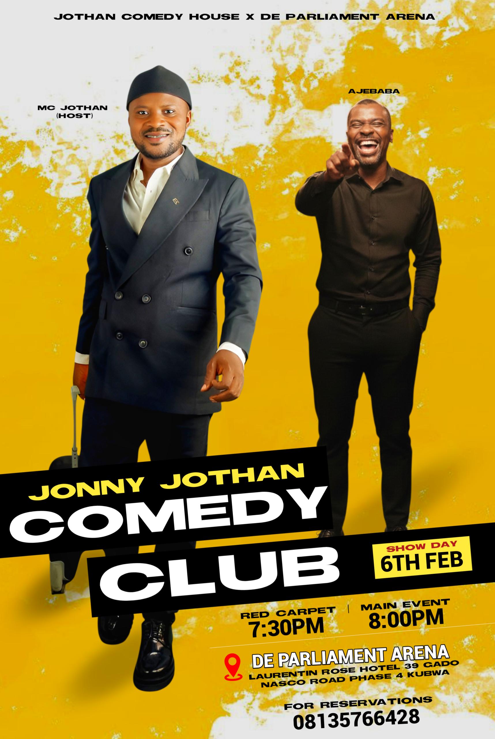 JOHNNY JOTHAN COMEDY CLUB
