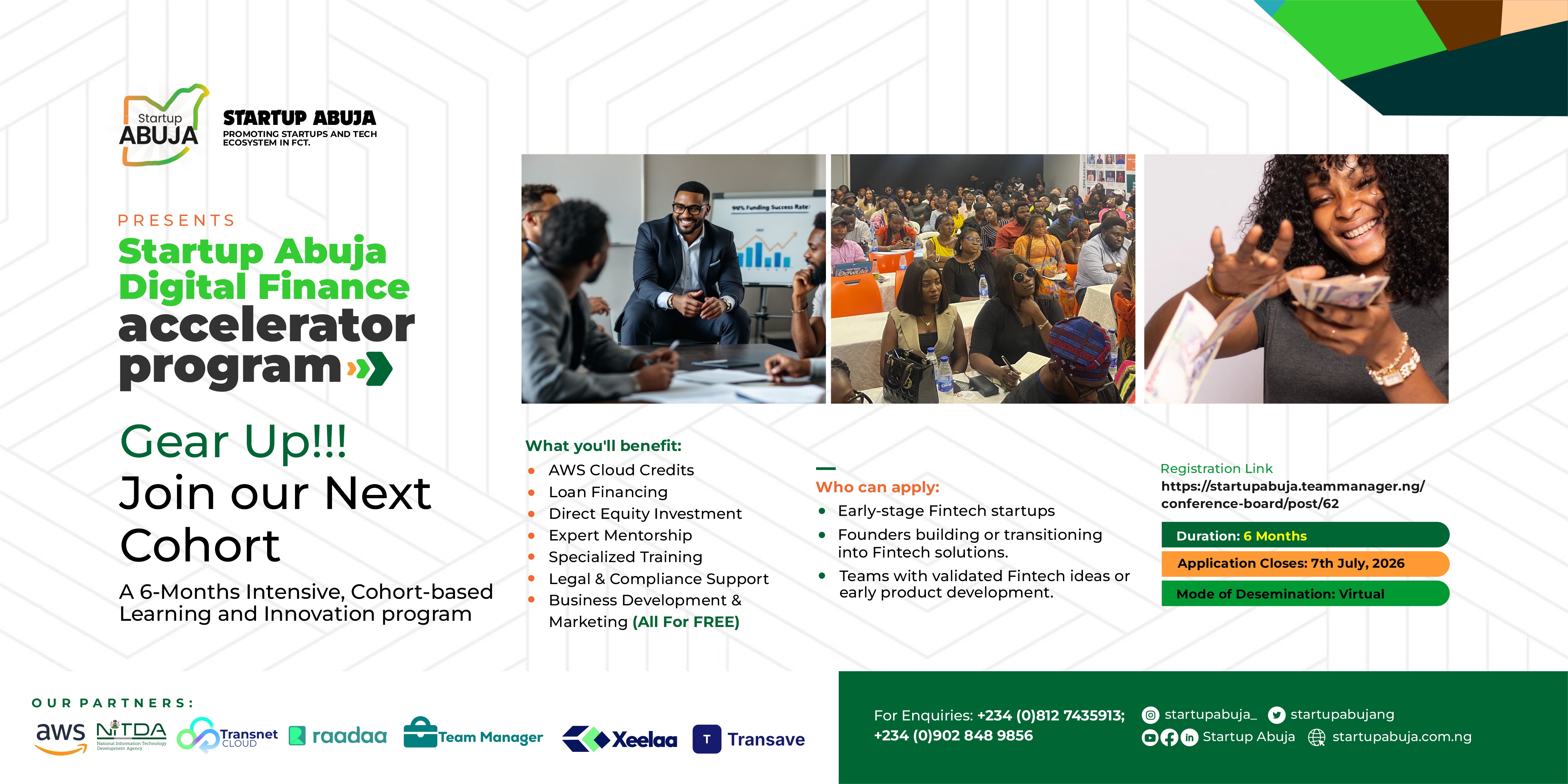 STARTUP ABUJA DIGITAL FINANCE ACCELERATOR PROGRAM