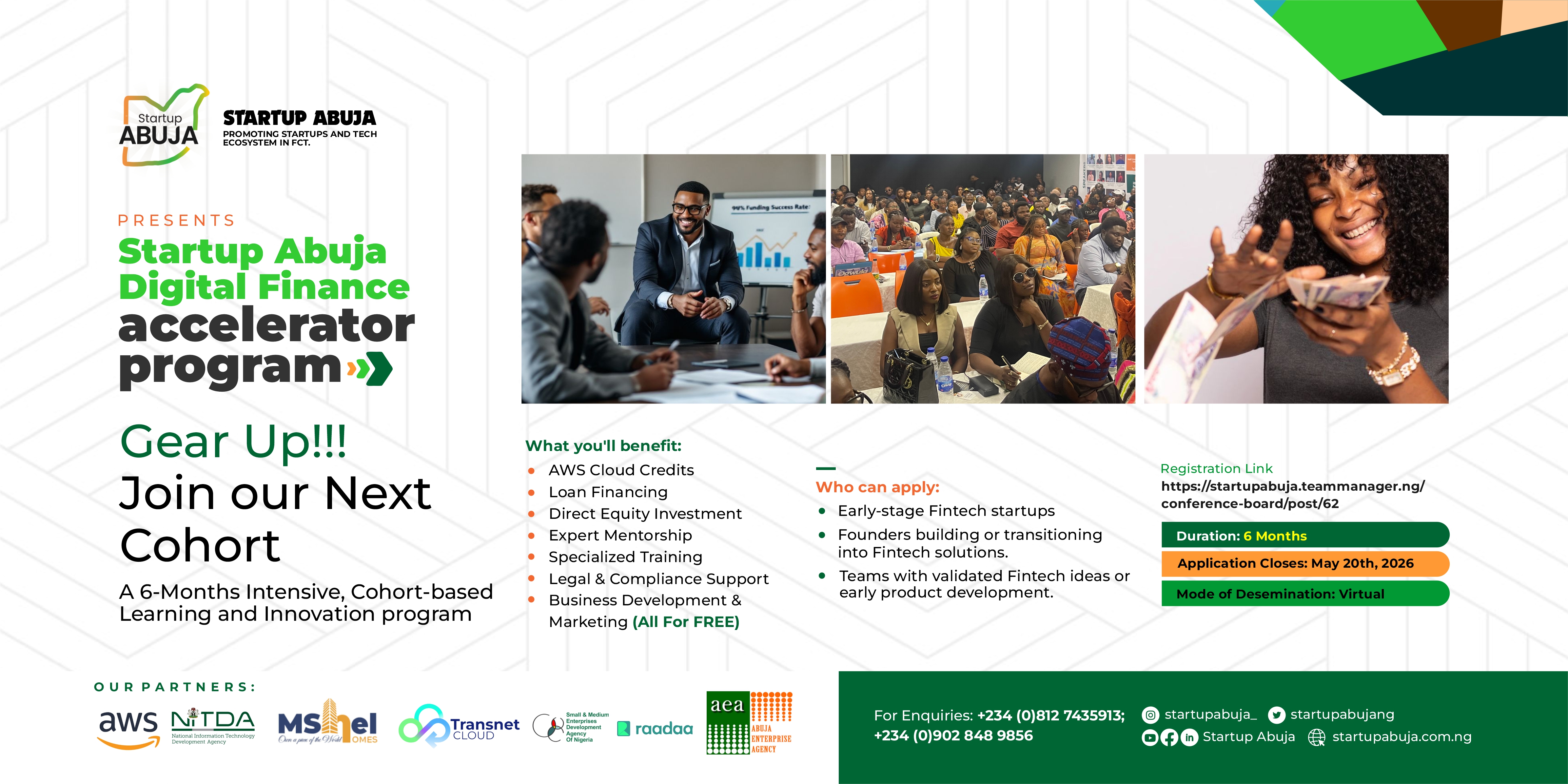 STARTUP ABUJA DIGITAL FINANCE ACCELERATOR PROGRAM