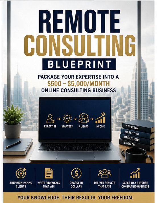 Remote Consulting Blueprint — Build a High-Income Online Consulting Business