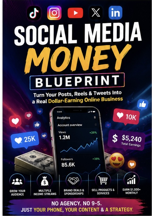 Social Media Money Blueprint — Turn Your Content Into a Dollar-Earning Online Business